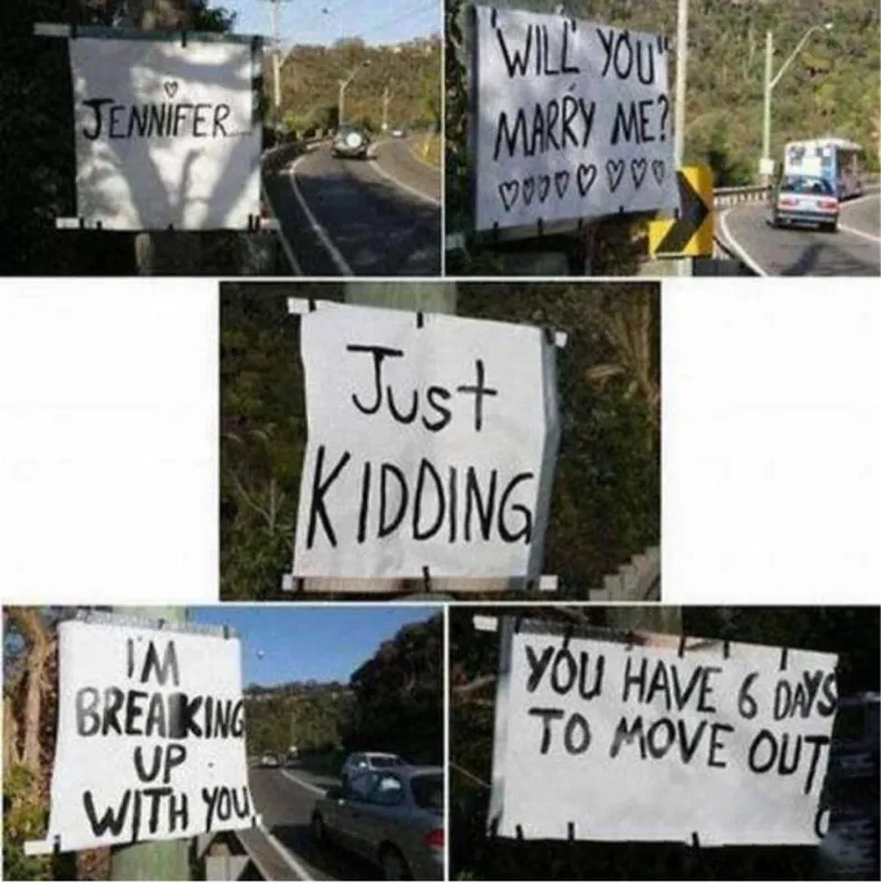 The Hilarious Break Up Signs That Almost Went Too Far